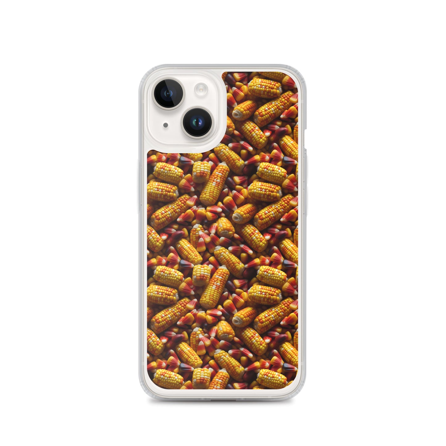 Clear Case for iPhone® Halloween Candy Corn