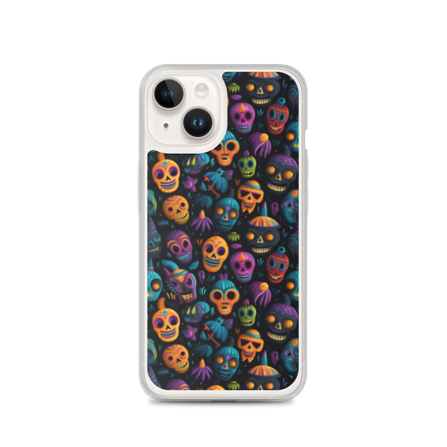 Clear Case for iPhone® Halloween Masks