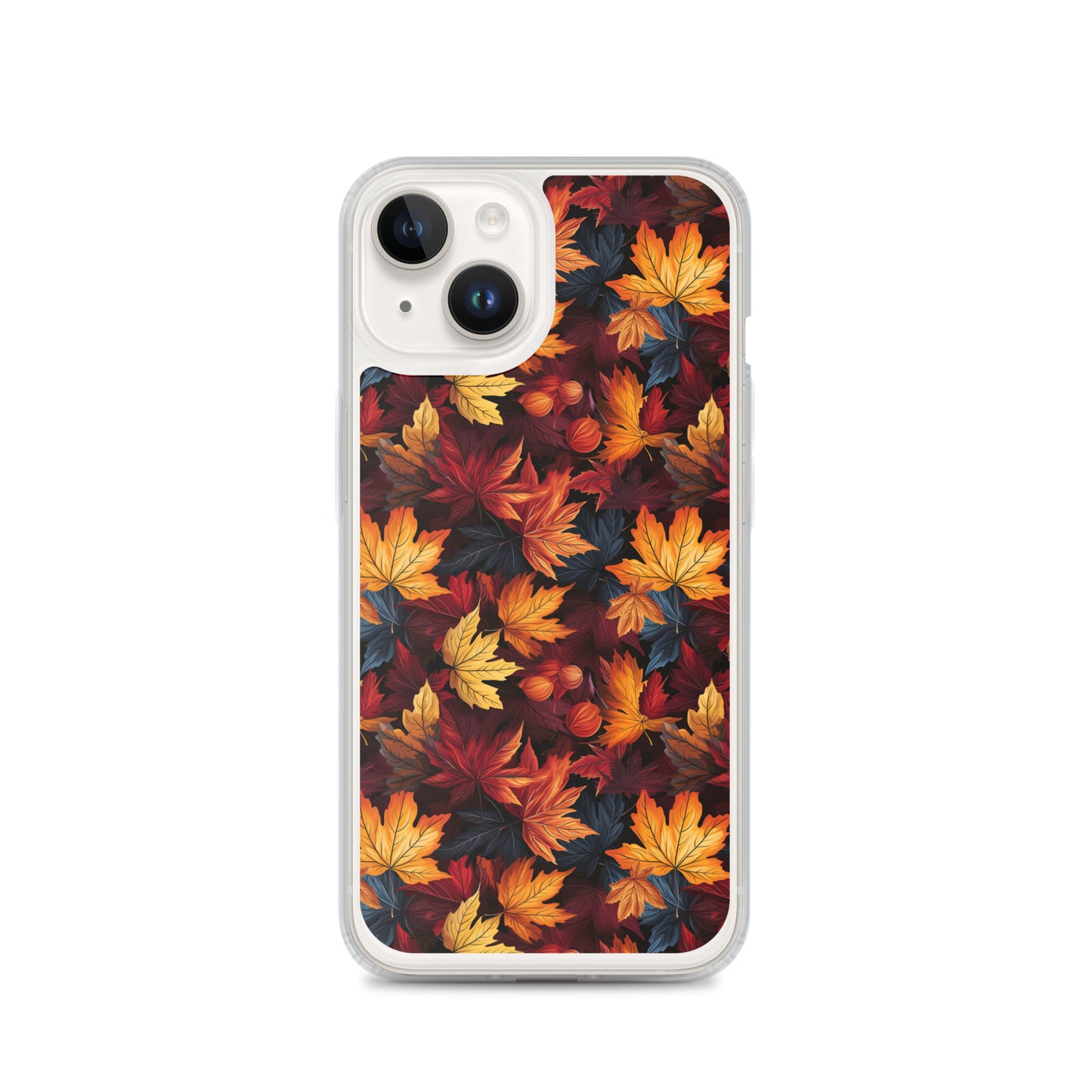 Clear Case for iPhone® Autumn Leaves Scatter