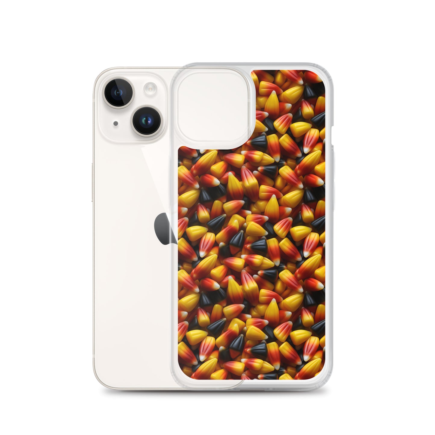 Clear Case for iPhone® Halloween Candy Corn #3