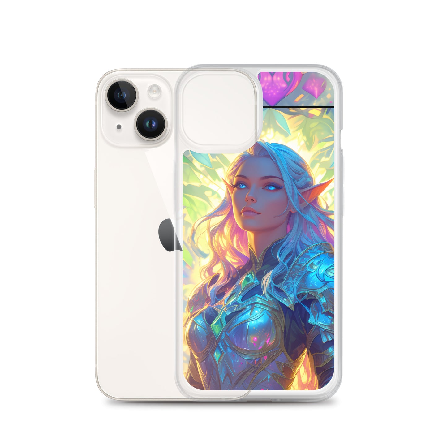 Clear Case for iPhone® Half-Elf Cleric #2