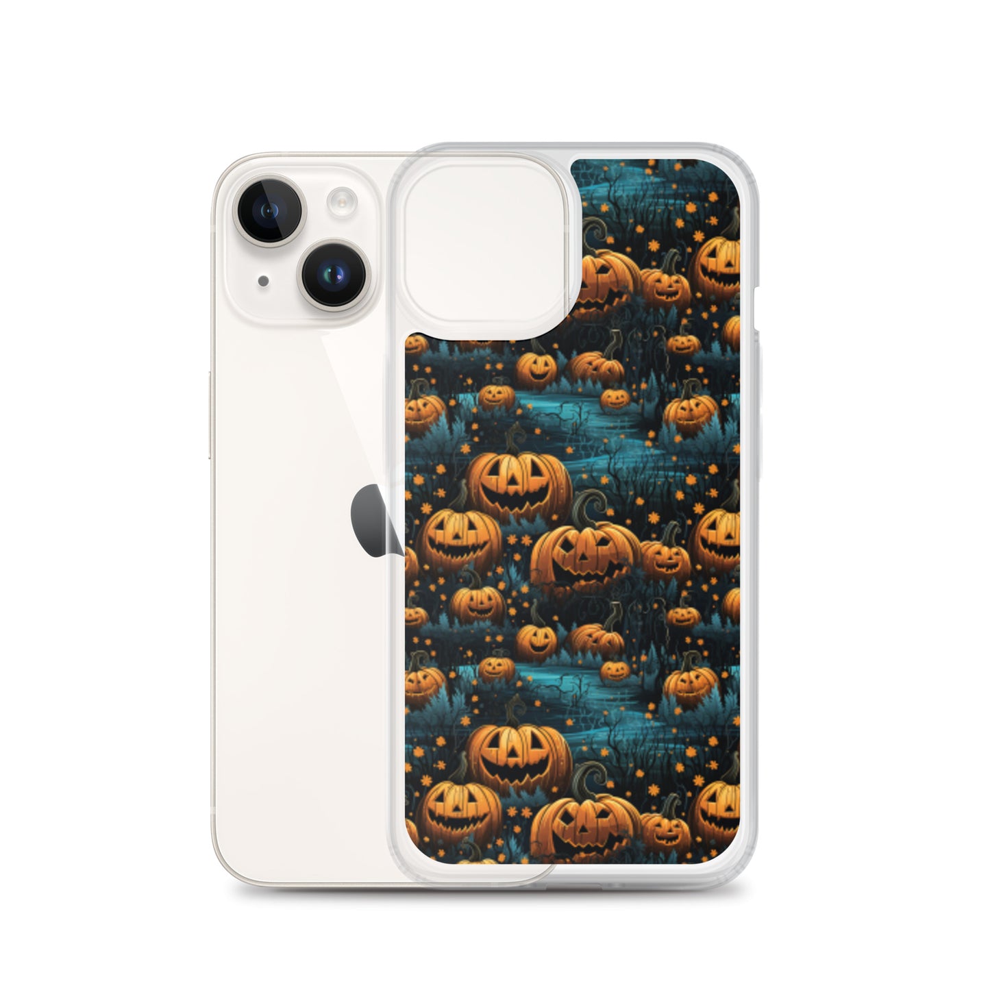 Clear Case for iPhone® Halloween Pumpkin Patch