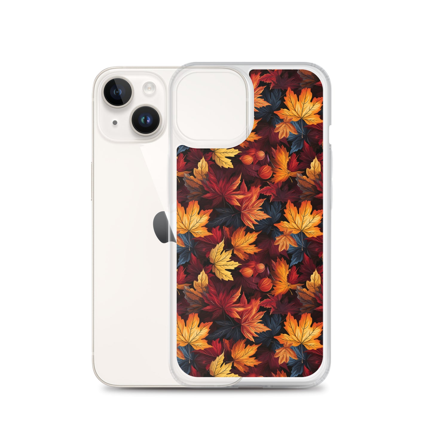 Clear Case for iPhone® Autumn Leaves Scatter