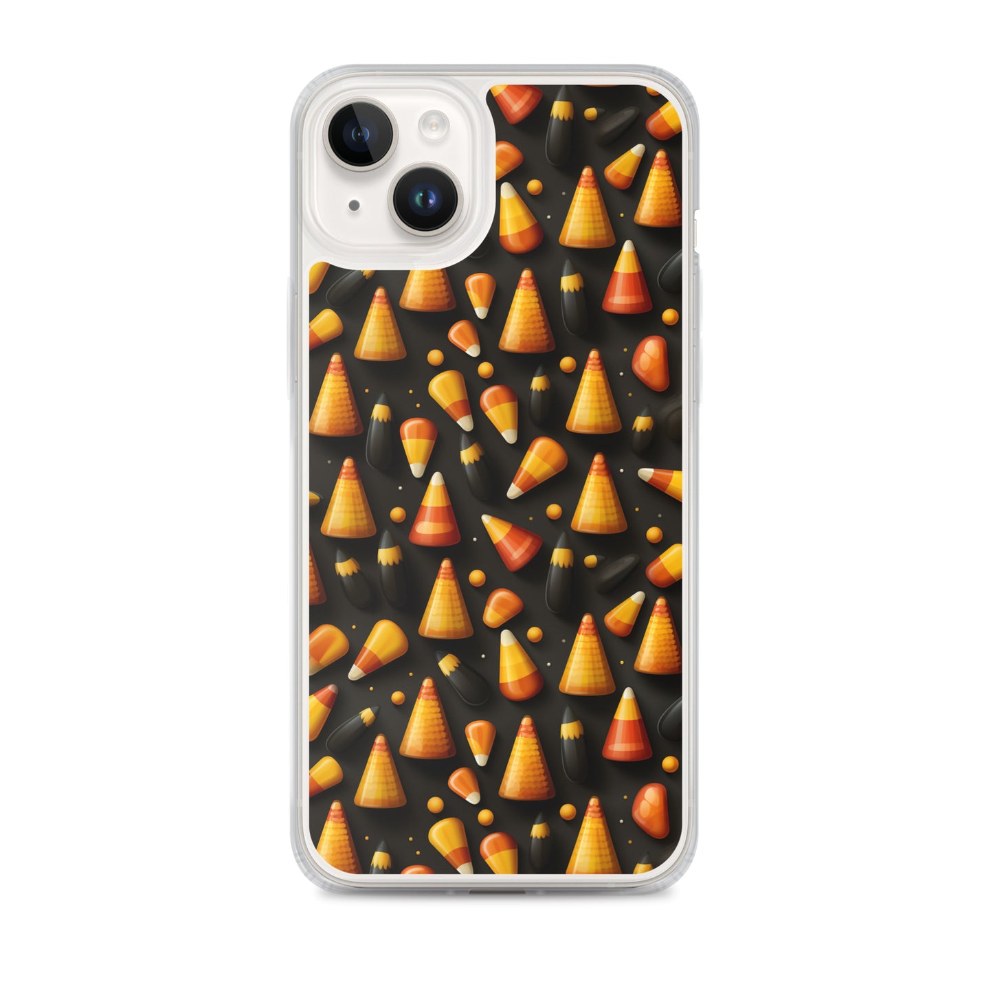 Clear Case for iPhone® Halloween Candy Corn #2
