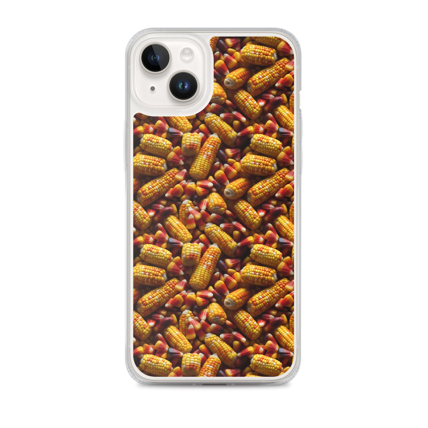 Clear Case for iPhone® Halloween Candy Corn