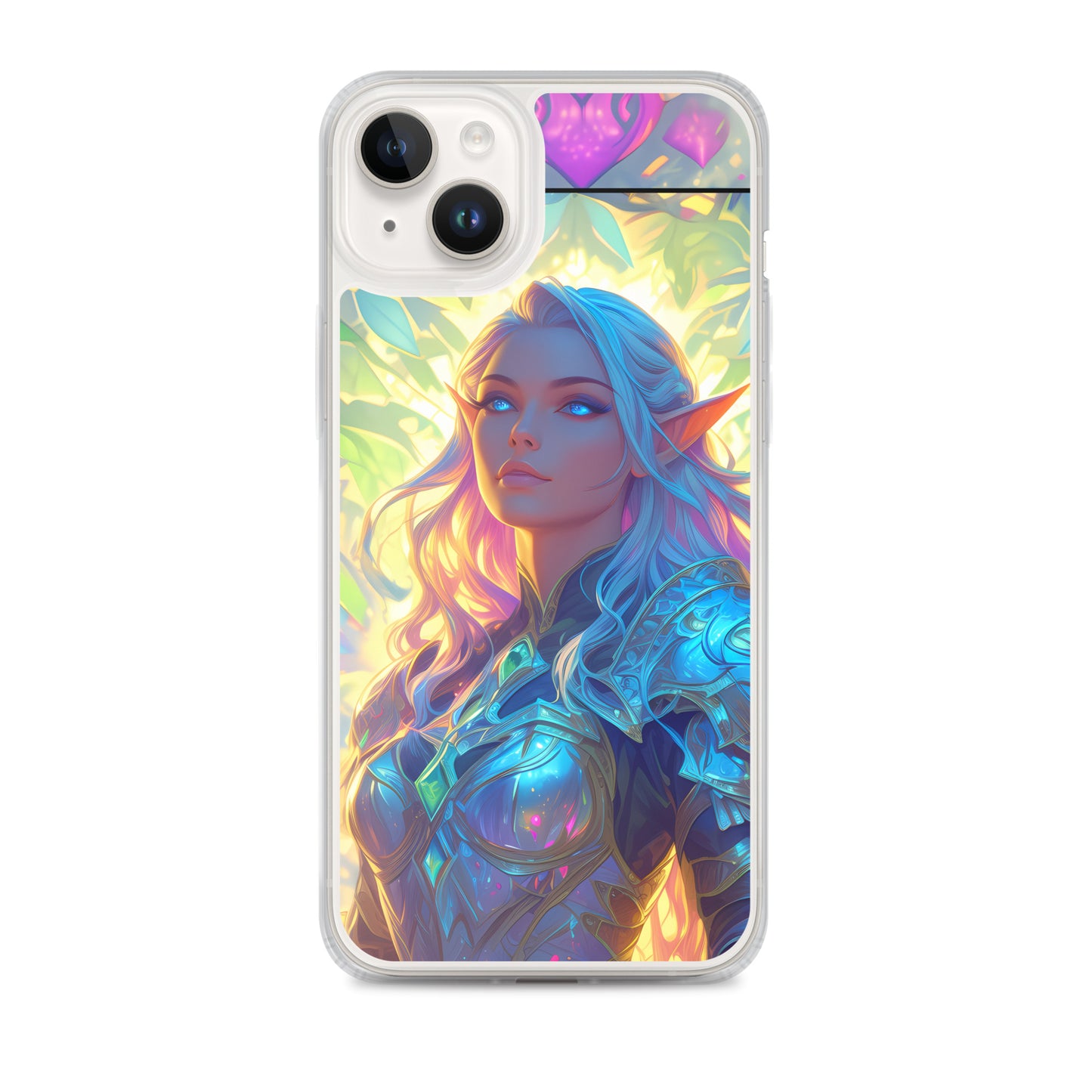 Clear Case for iPhone® Half-Elf Cleric #2