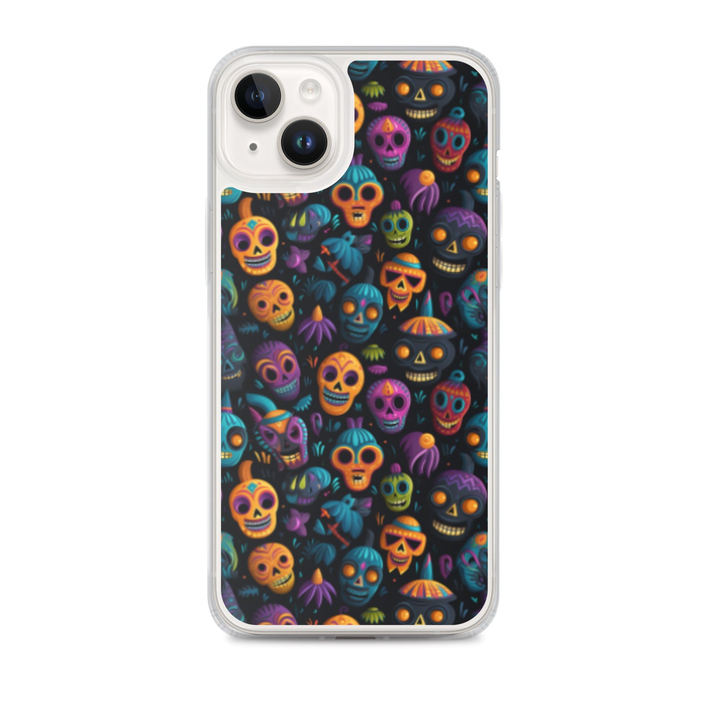 Clear Case for iPhone® Halloween Masks