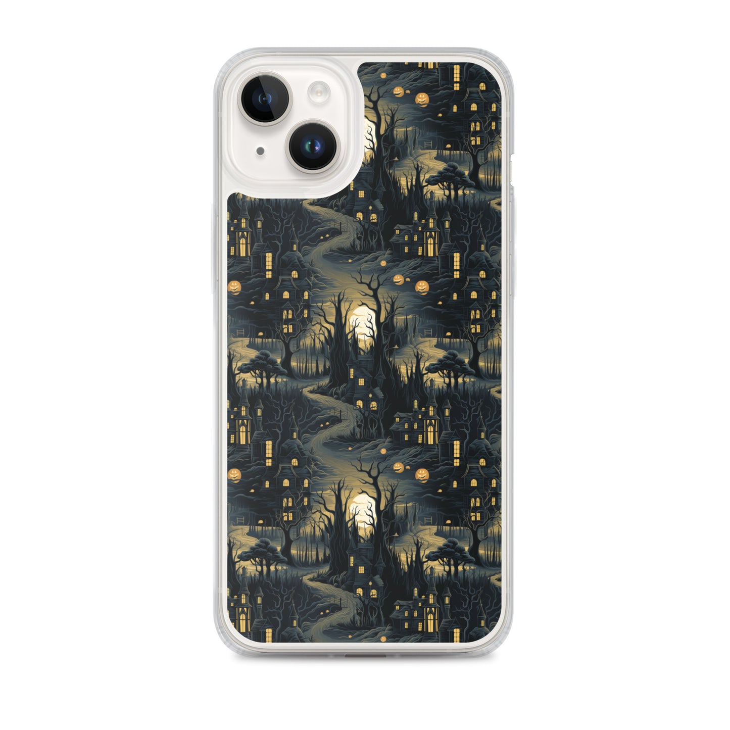 Clear Case for iPhone® Halloween Haunted House