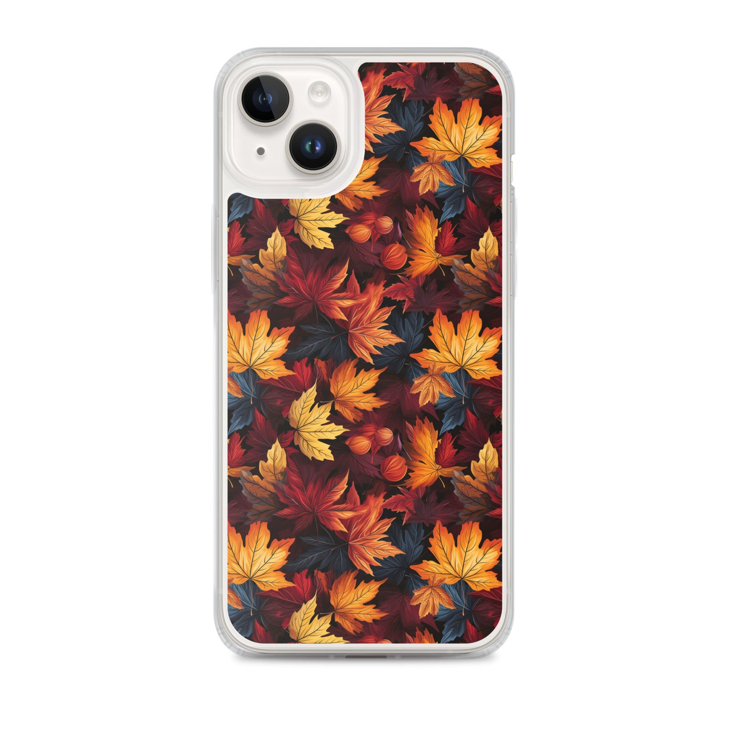 Clear Case for iPhone® Autumn Leaves Scatter