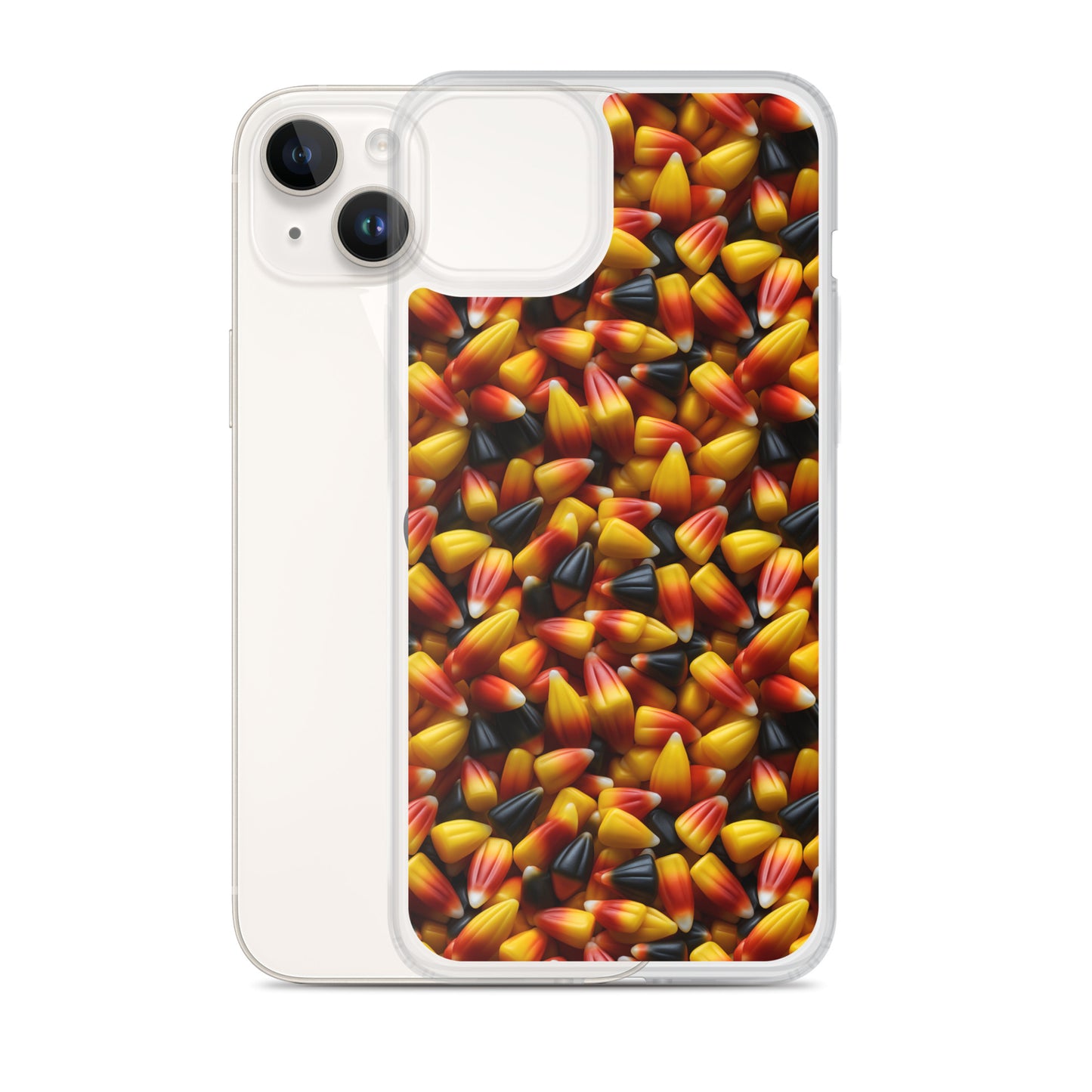 Clear Case for iPhone® Halloween Candy Corn #3