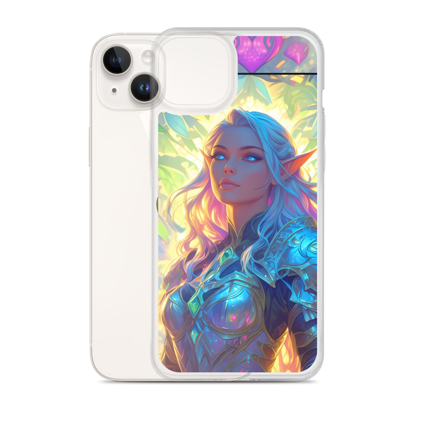 Clear Case for iPhone® Half-Elf Cleric #2