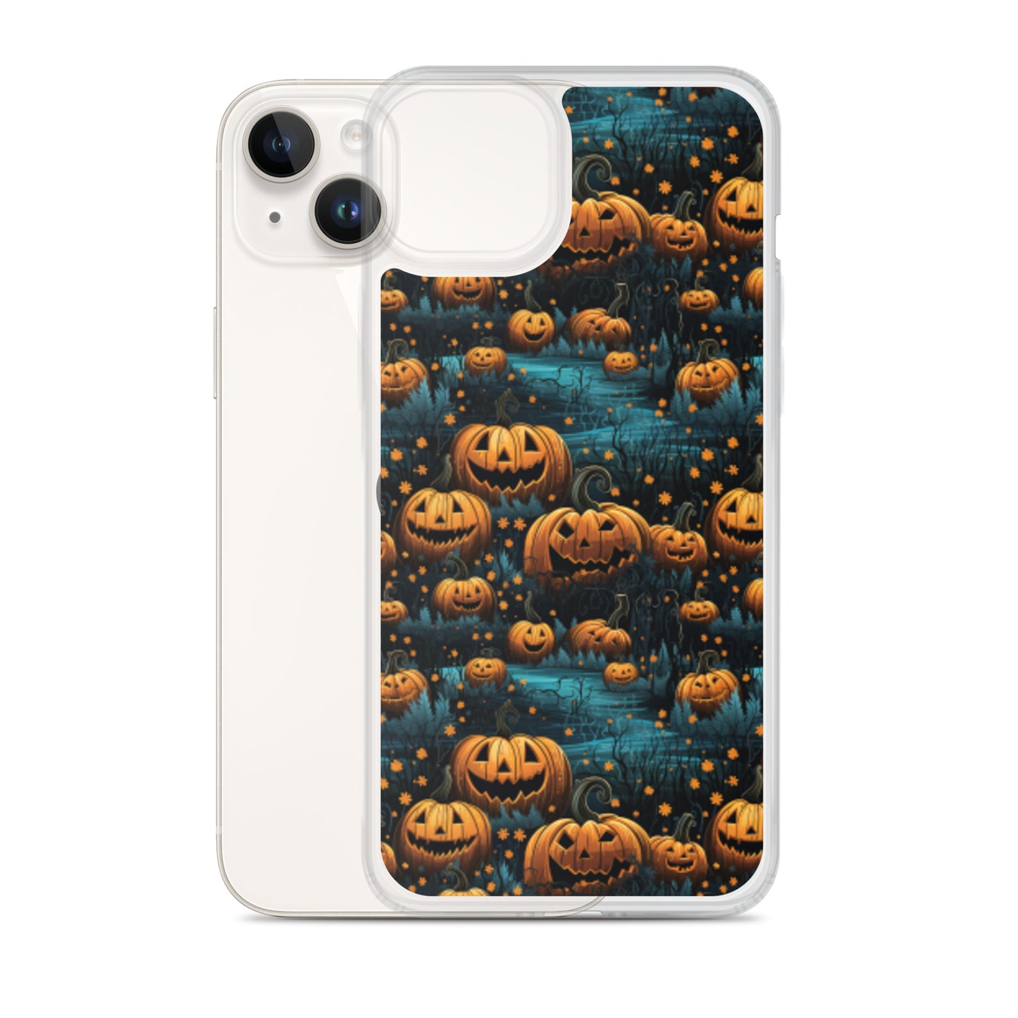 Clear Case for iPhone® Halloween Pumpkin Patch