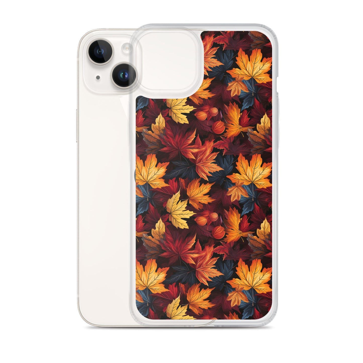 Clear Case for iPhone® Autumn Leaves Scatter