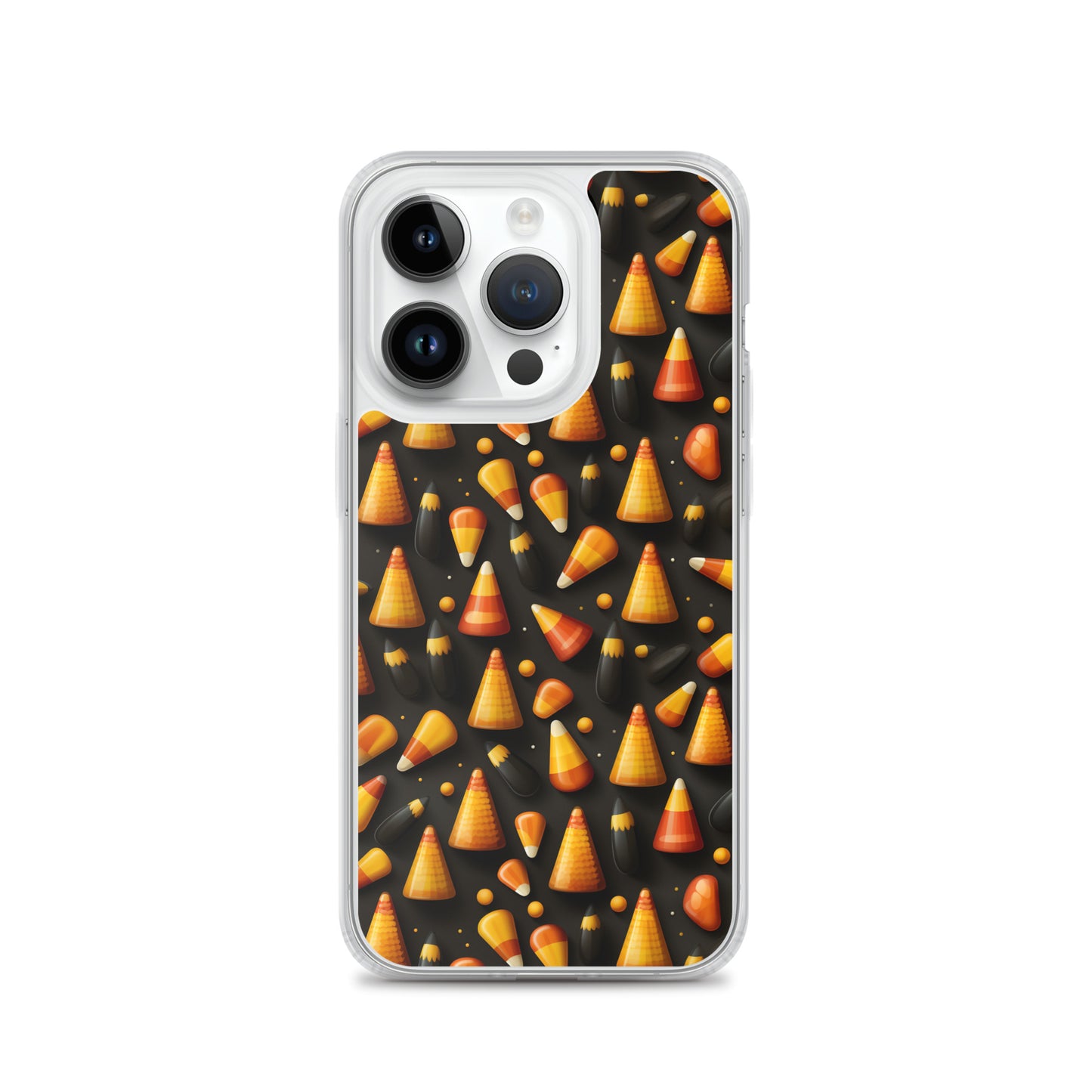 Clear Case for iPhone® Halloween Candy Corn #2