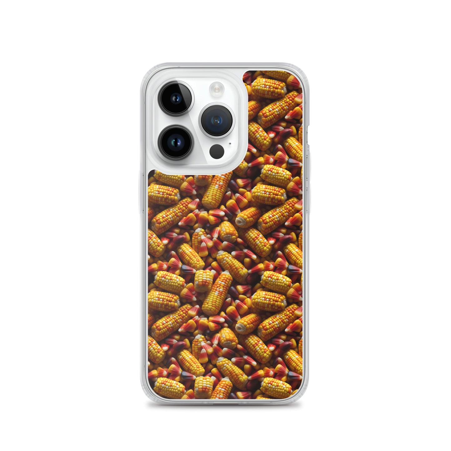 Clear Case for iPhone® Halloween Candy Corn