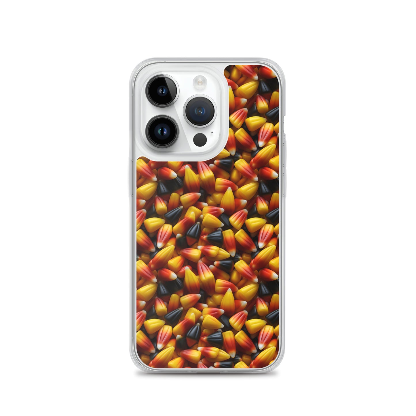 Clear Case for iPhone® Halloween Candy Corn #3