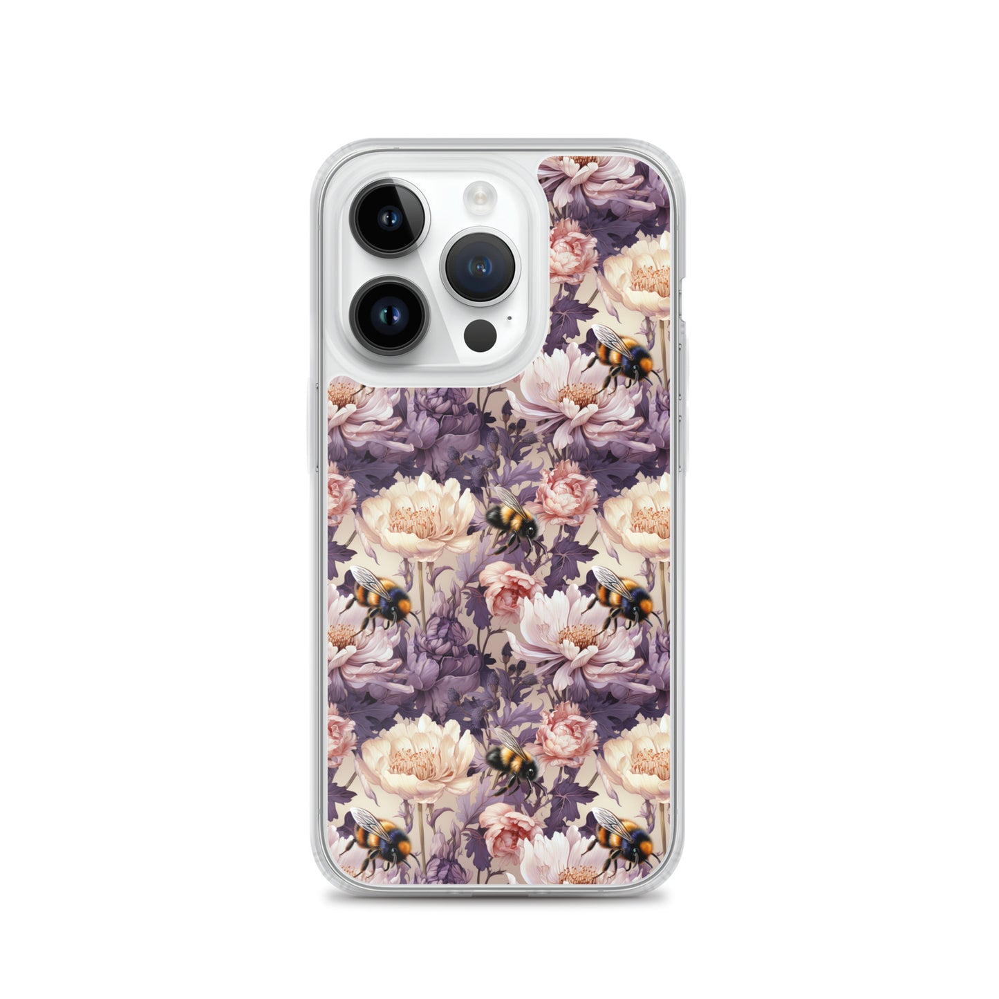 Clear Case for iPhone® Floral Bee #51