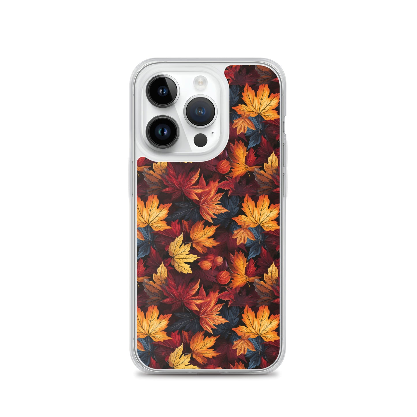 Clear Case for iPhone® Autumn Leaves Scatter