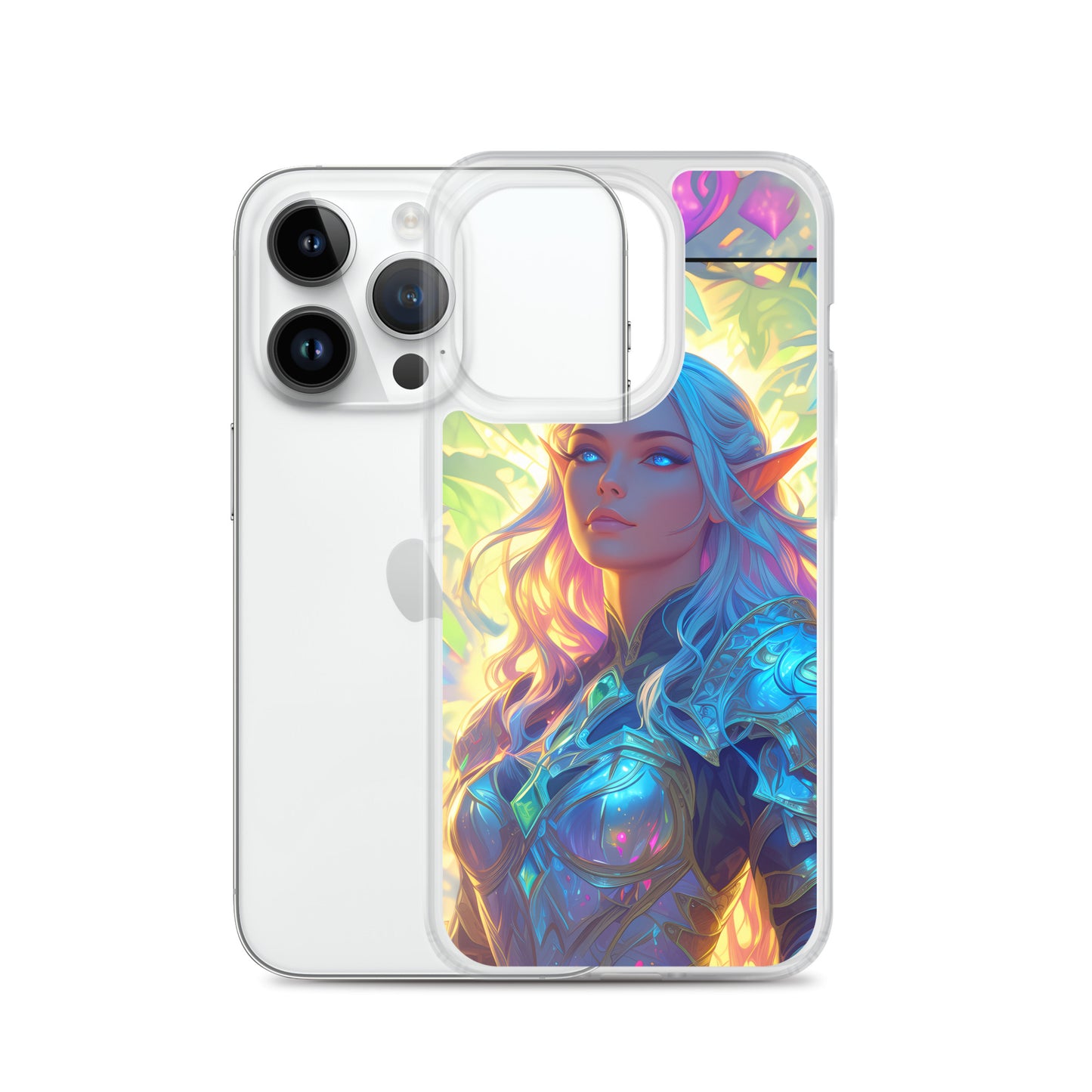 Clear Case for iPhone® Half-Elf Cleric #2