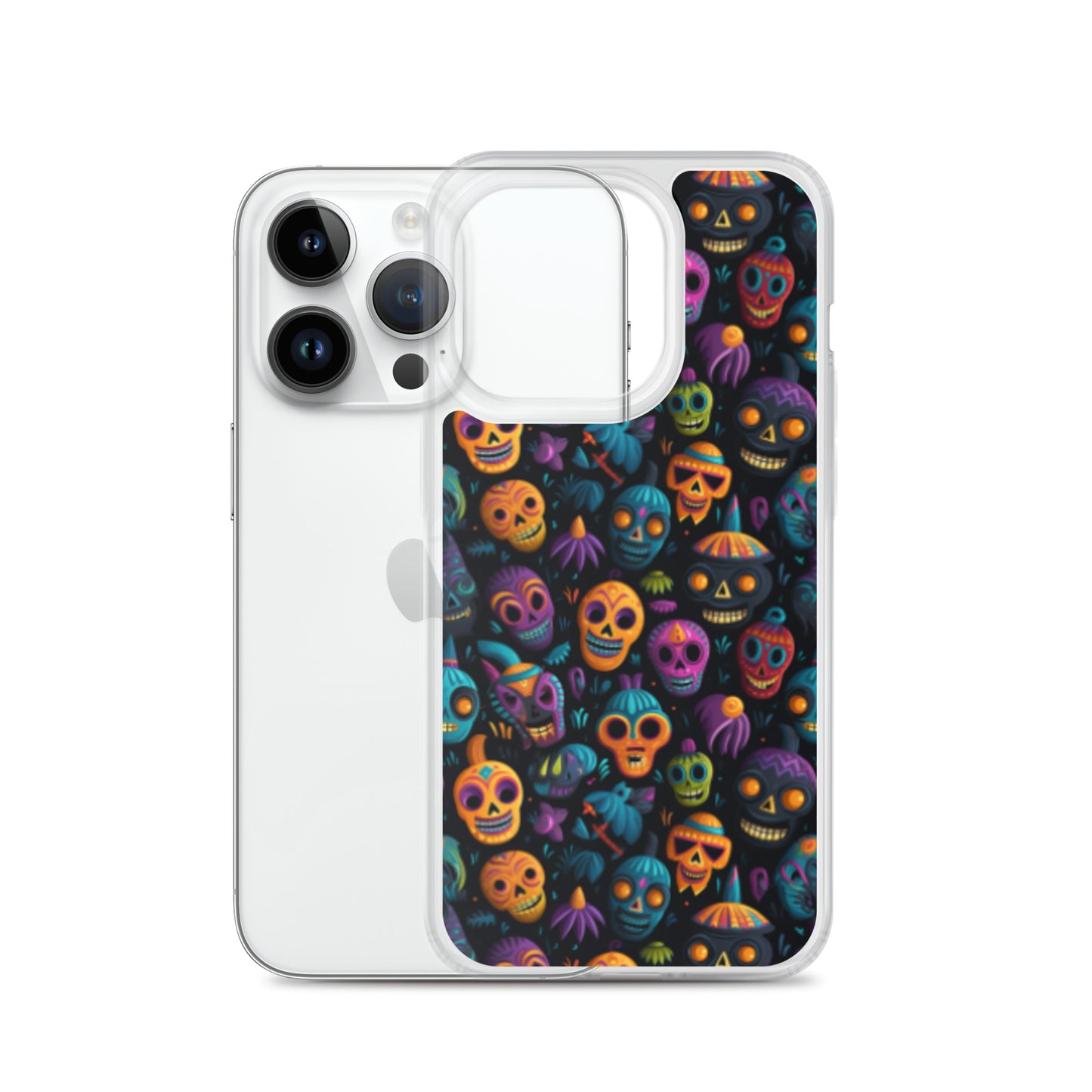 Clear Case for iPhone® Halloween Masks