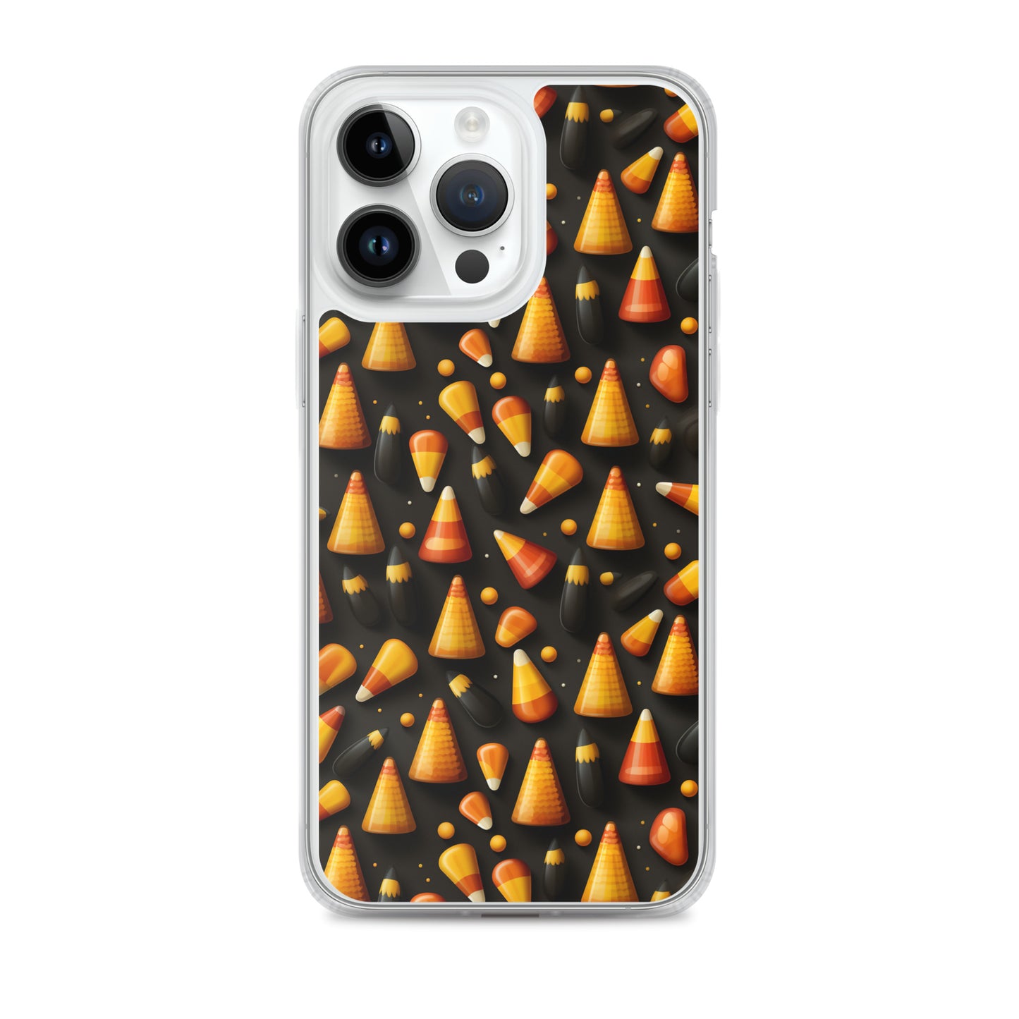 Clear Case for iPhone® Halloween Candy Corn #2