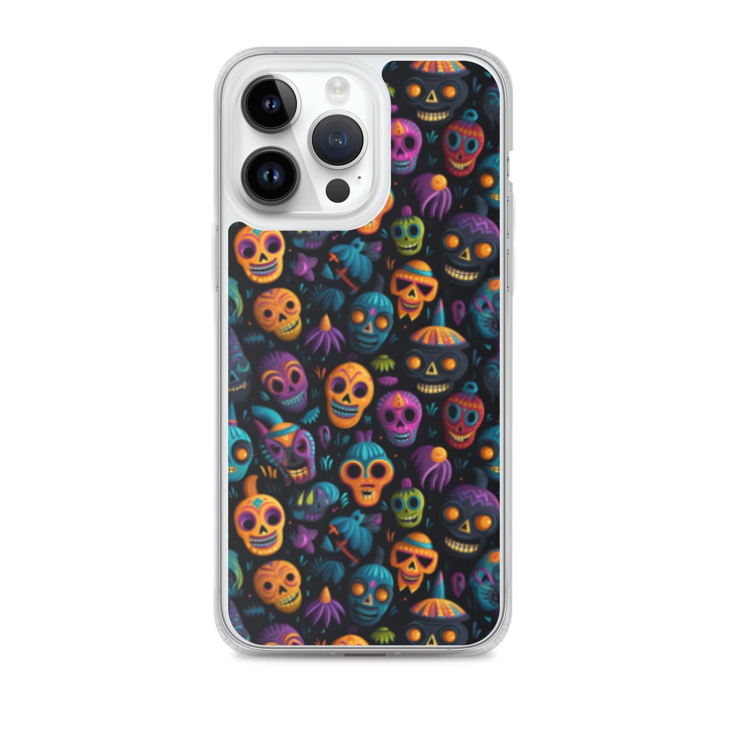 Clear Case for iPhone® Halloween Masks