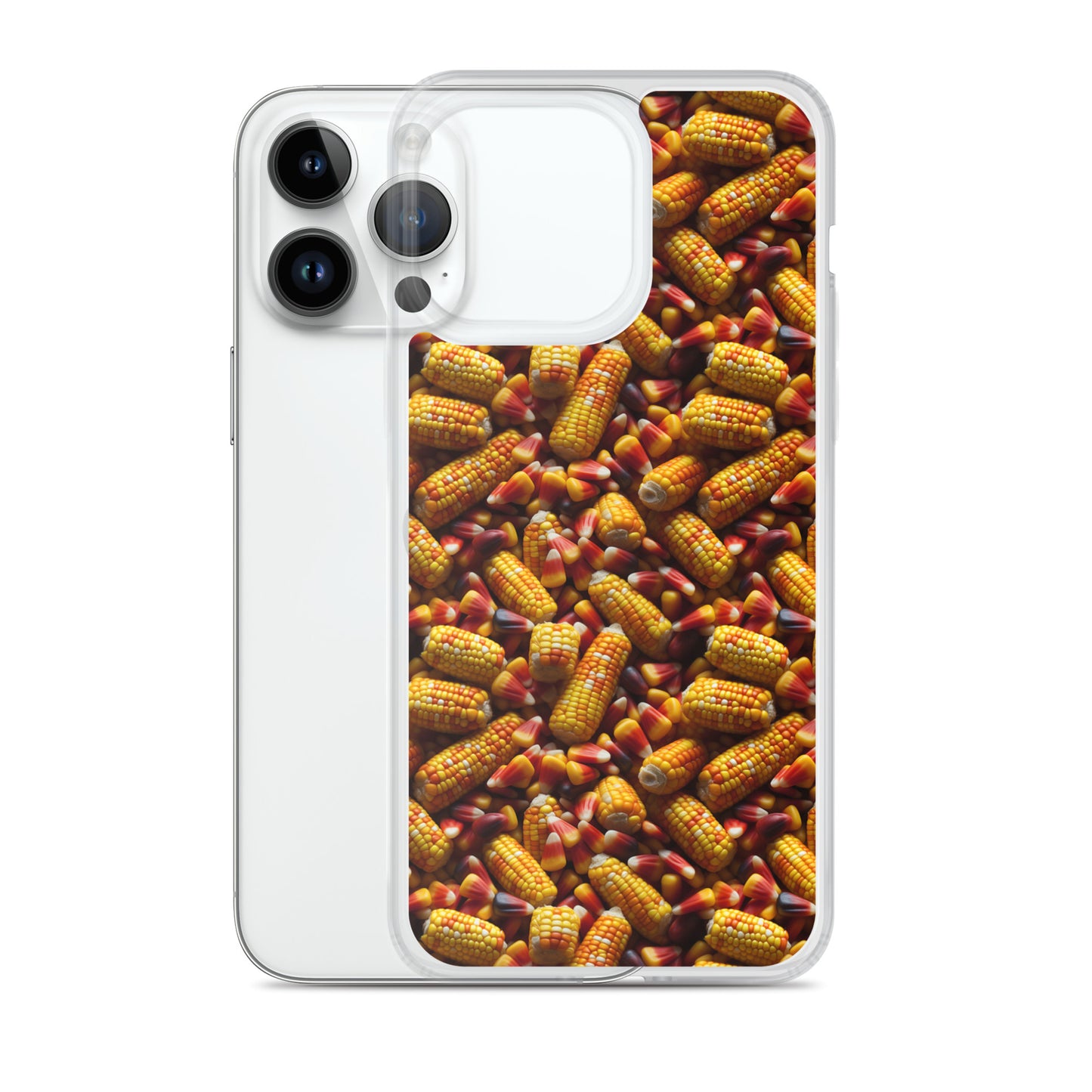 Clear Case for iPhone® Halloween Candy Corn