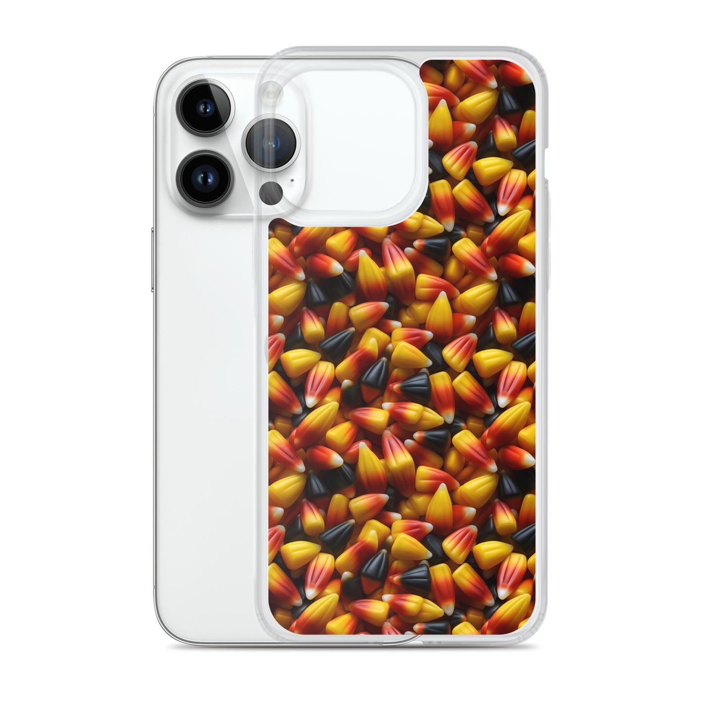 Clear Case for iPhone® Halloween Candy Corn #3
