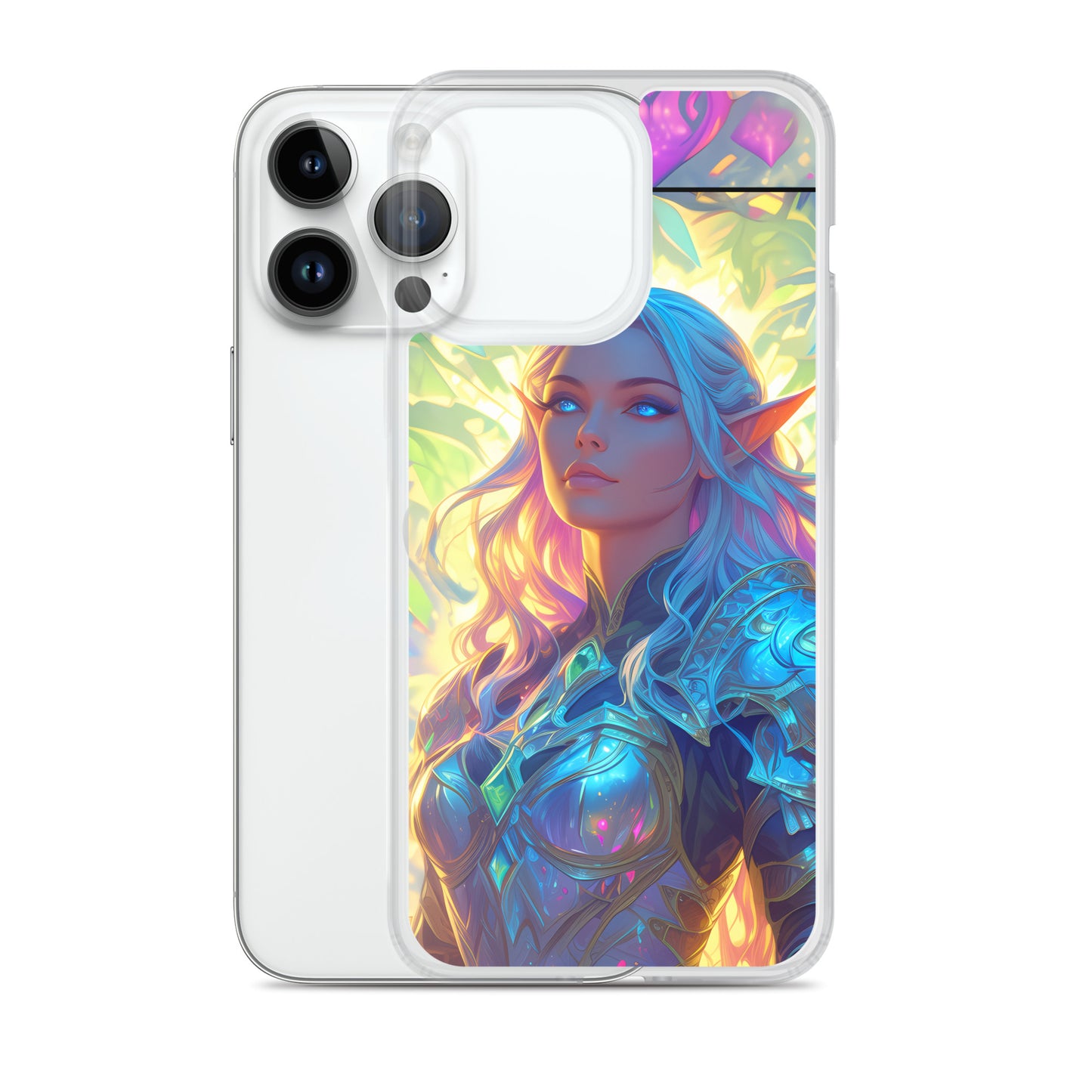 Clear Case for iPhone® Half-Elf Cleric #2