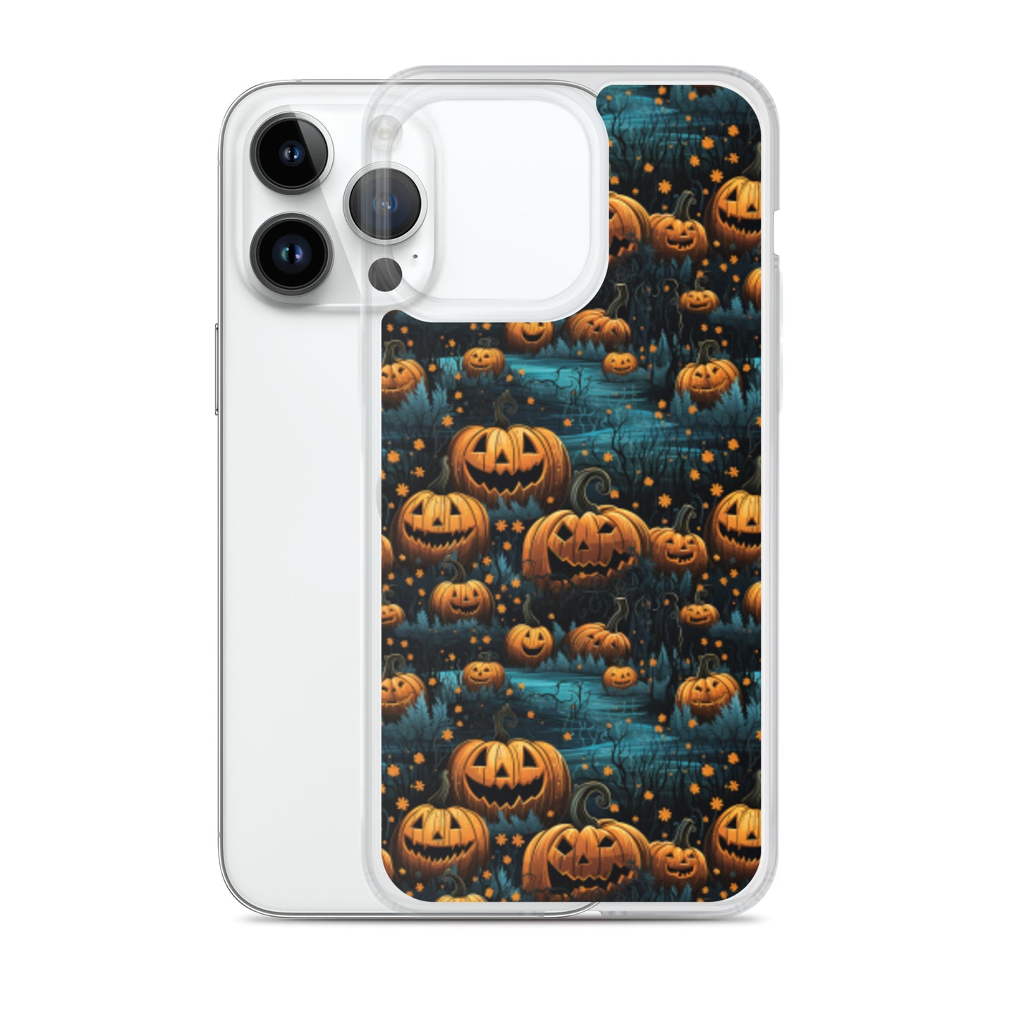 Clear Case for iPhone® Halloween Pumpkin Patch