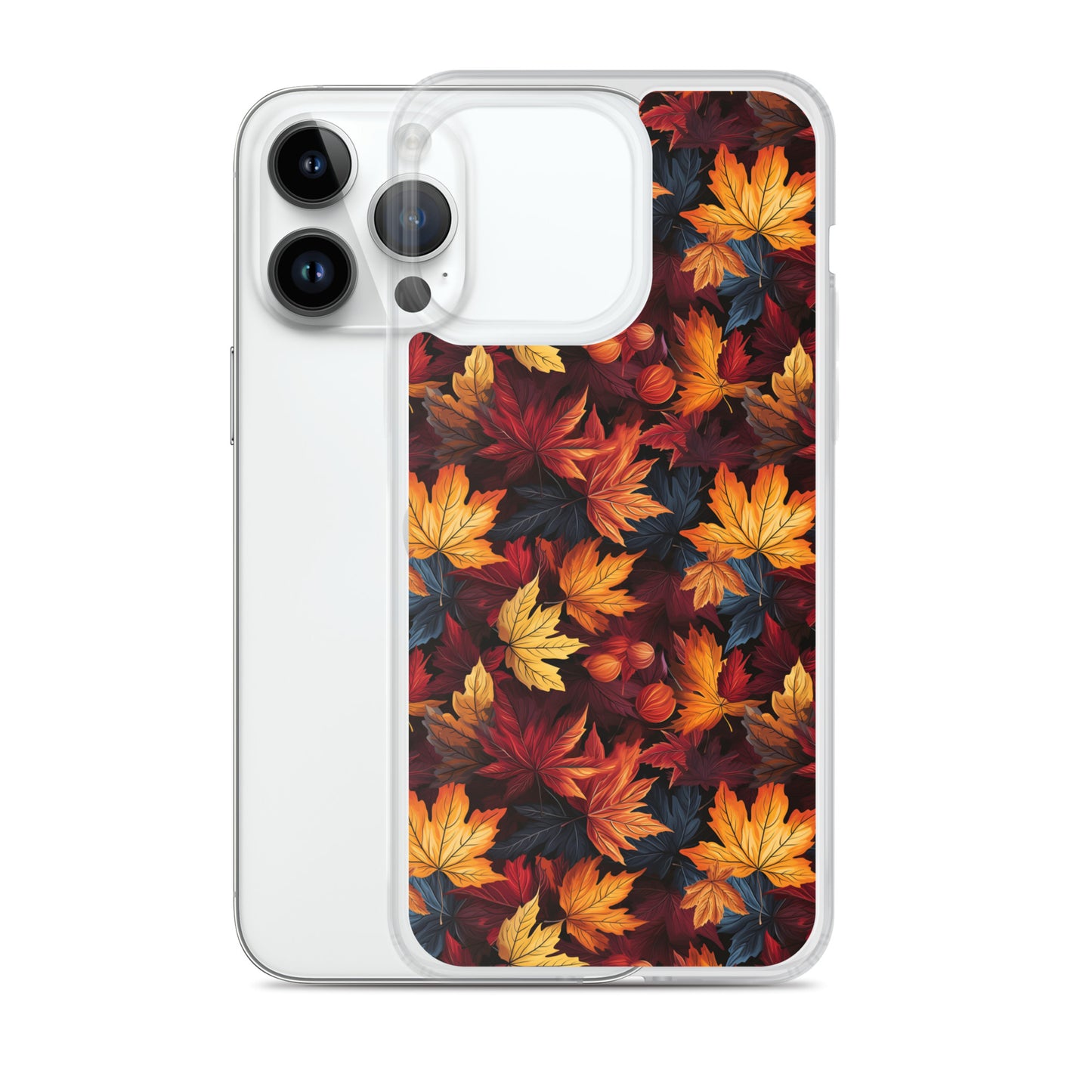 Clear Case for iPhone® Autumn Leaves Scatter