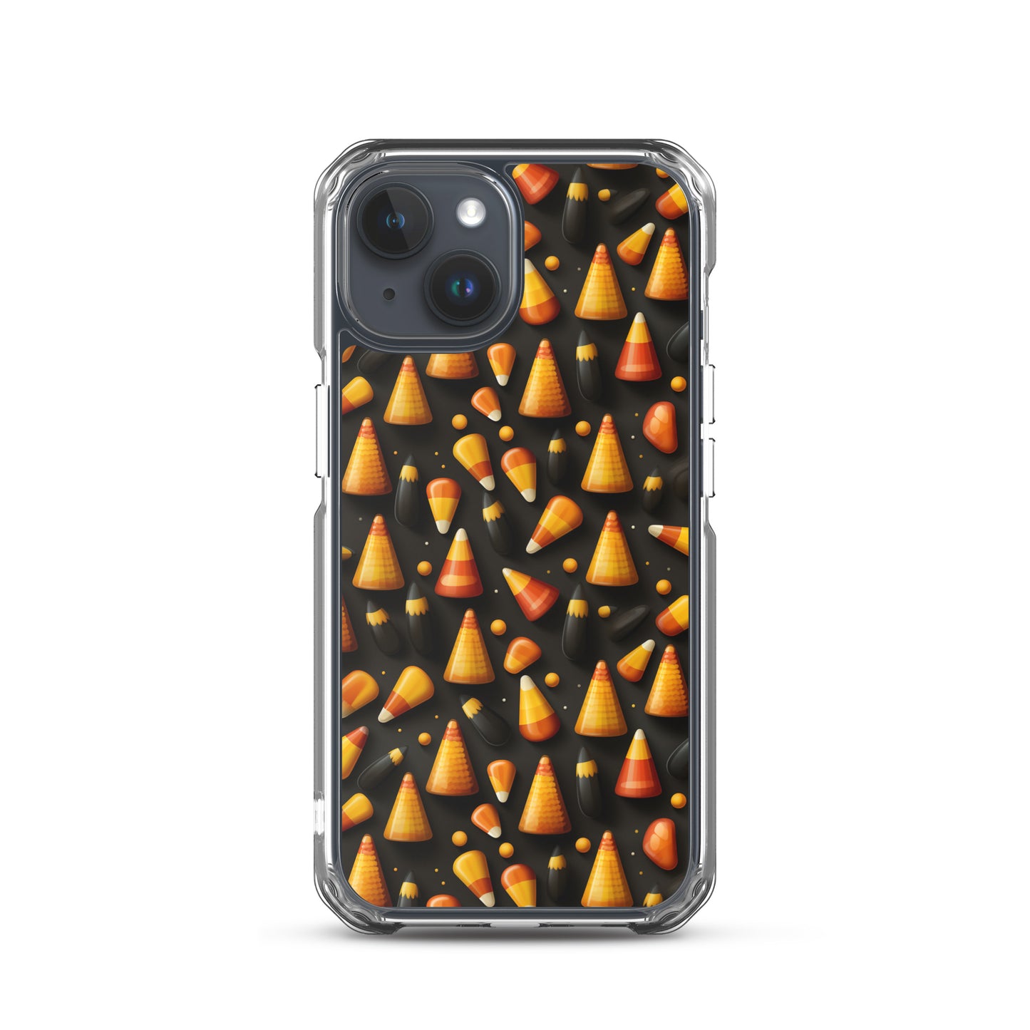 Clear Case for iPhone® Halloween Candy Corn #2