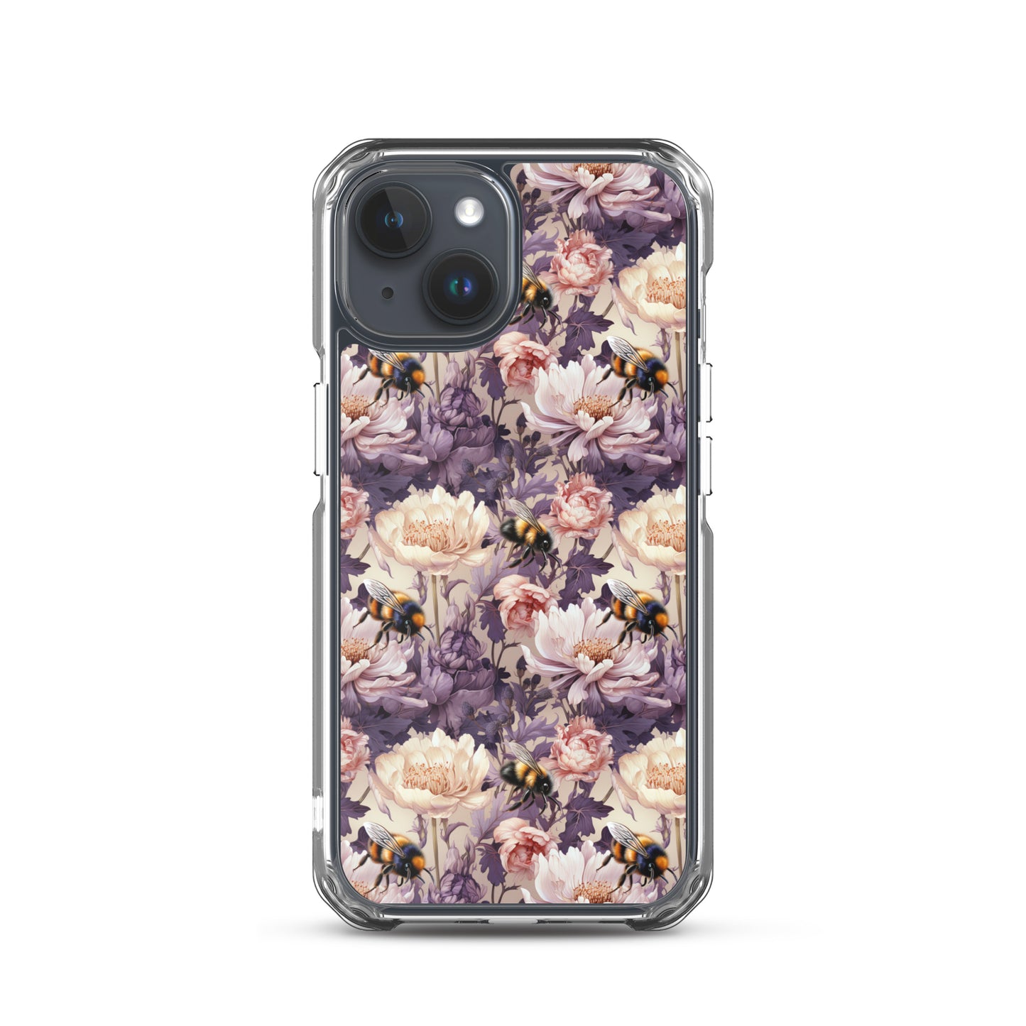 Clear Case for iPhone® Floral Bee #51