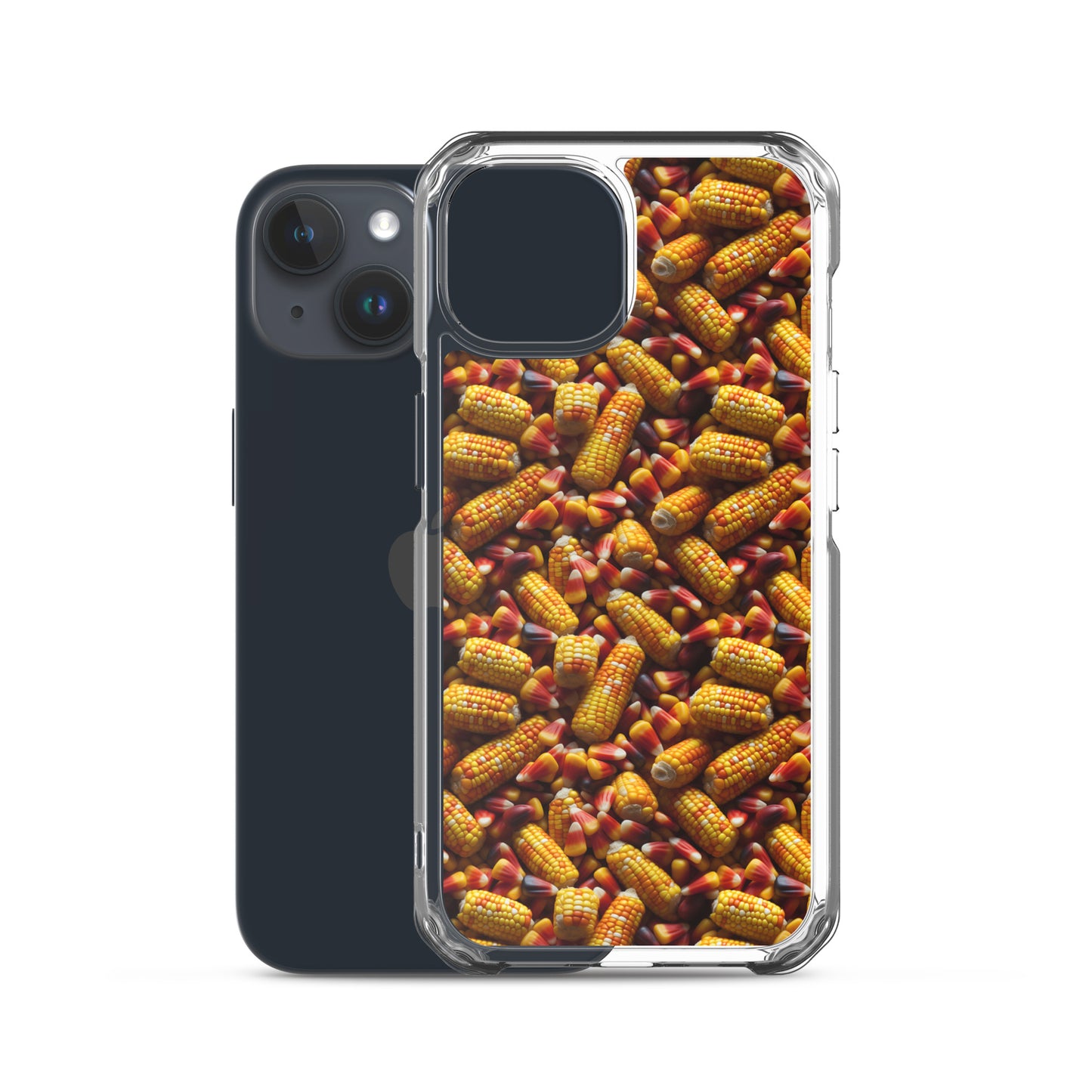 Clear Case for iPhone® Halloween Candy Corn