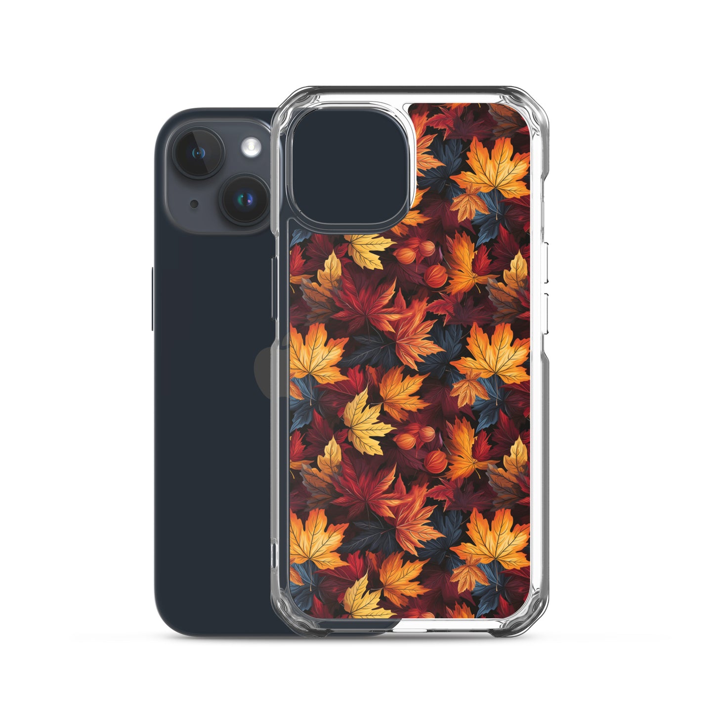 Clear Case for iPhone® Autumn Leaves Scatter