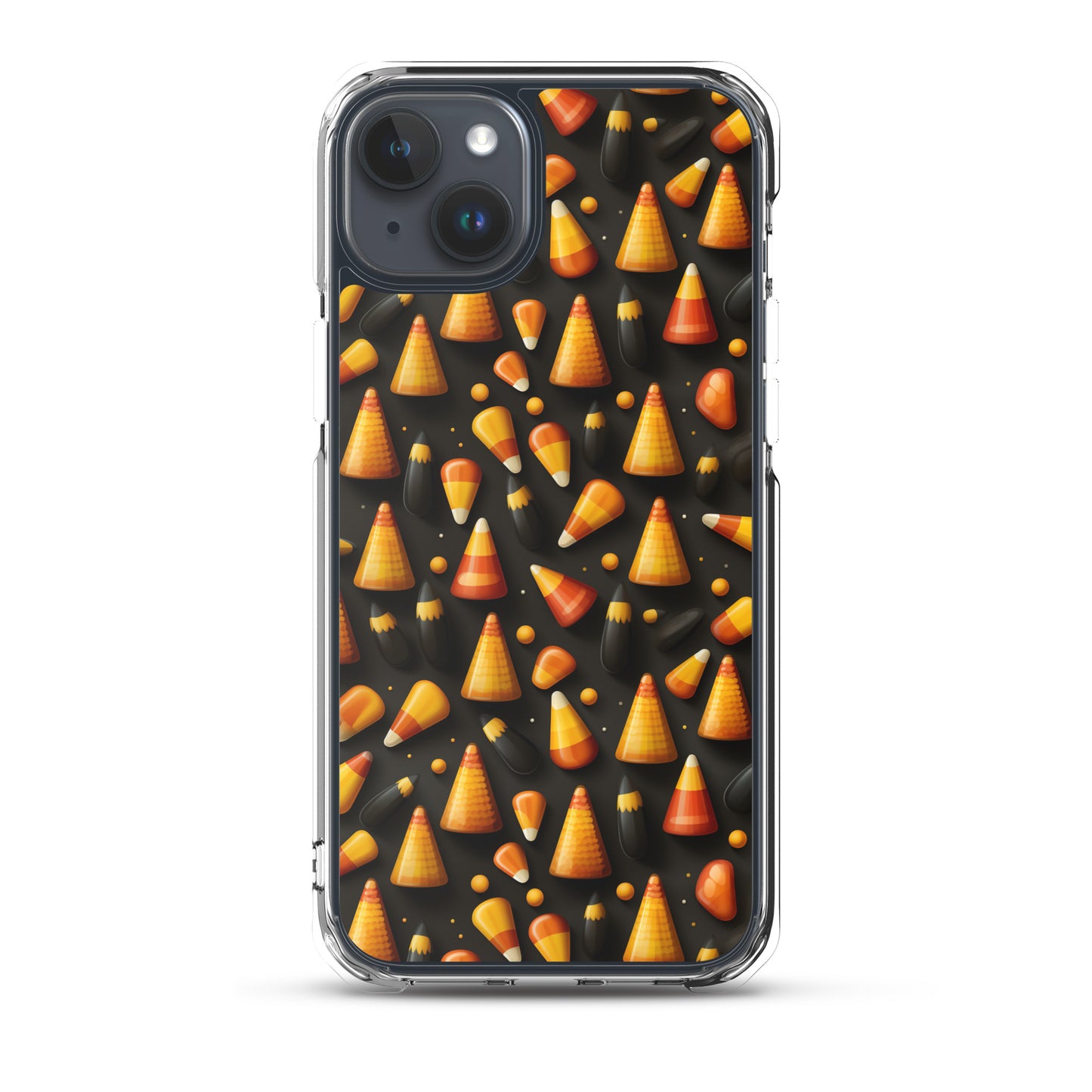 Clear Case for iPhone® Halloween Candy Corn #2