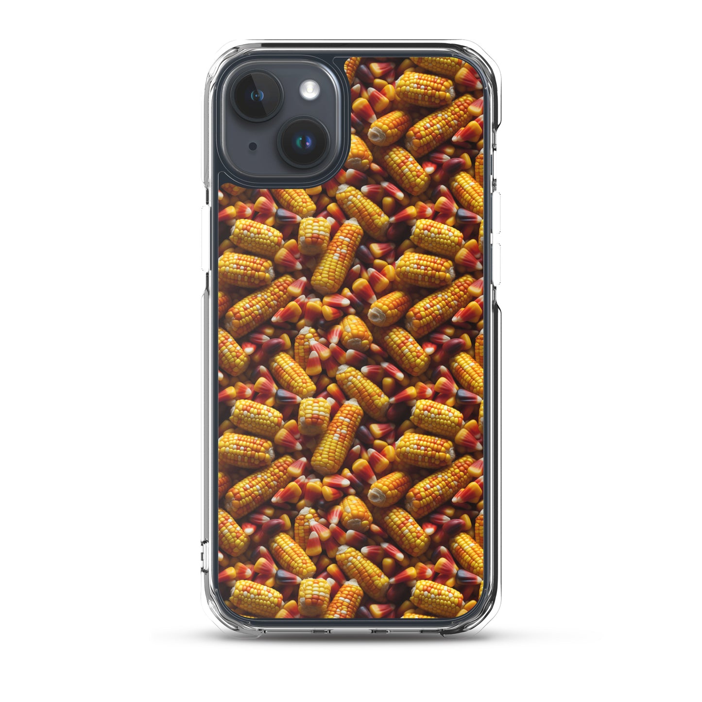 Clear Case for iPhone® Halloween Candy Corn
