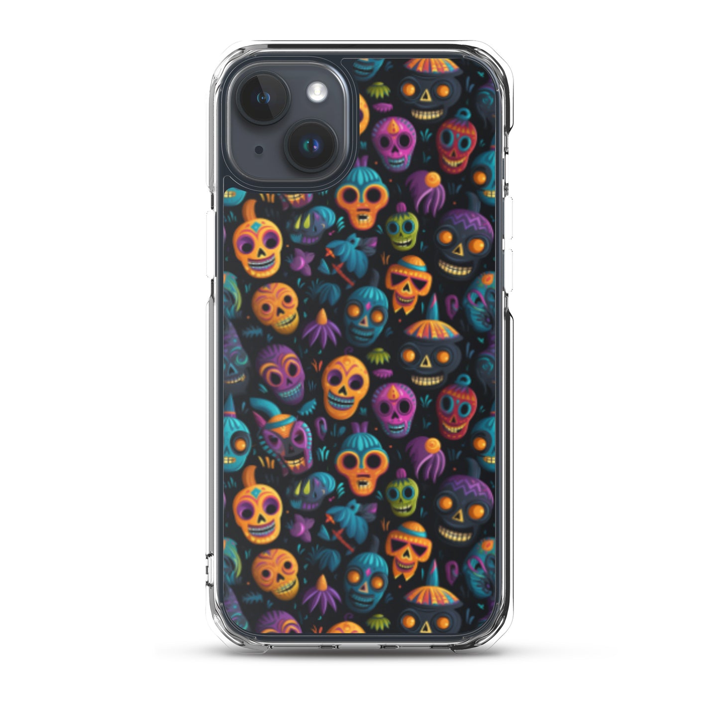 Clear Case for iPhone® Halloween Masks