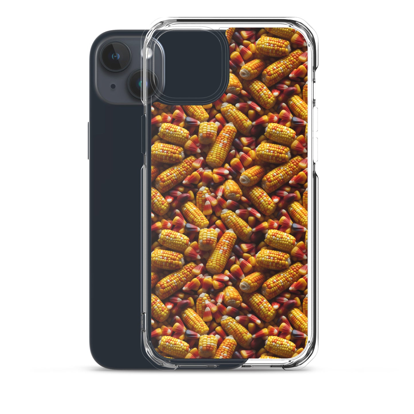 Clear Case for iPhone® Halloween Candy Corn