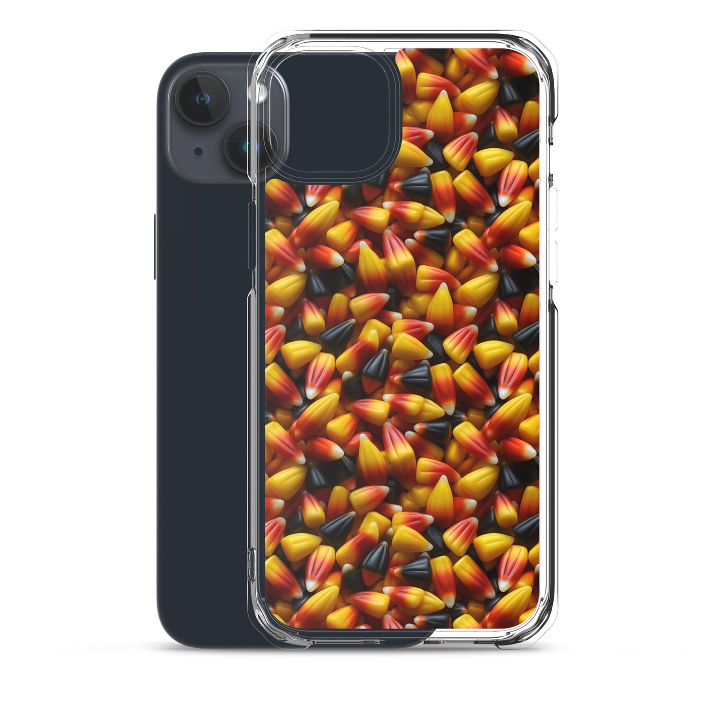 Clear Case for iPhone® Halloween Candy Corn #3