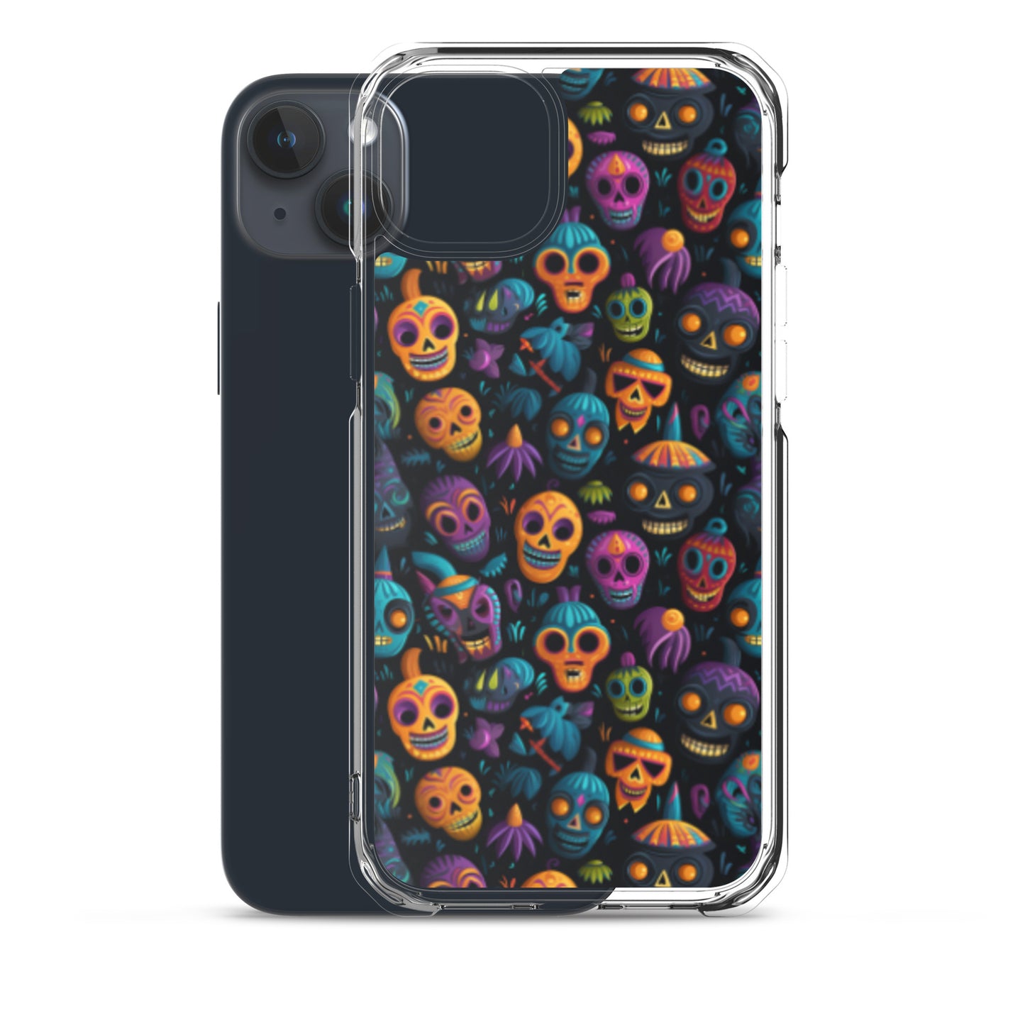 Clear Case for iPhone® Halloween Masks