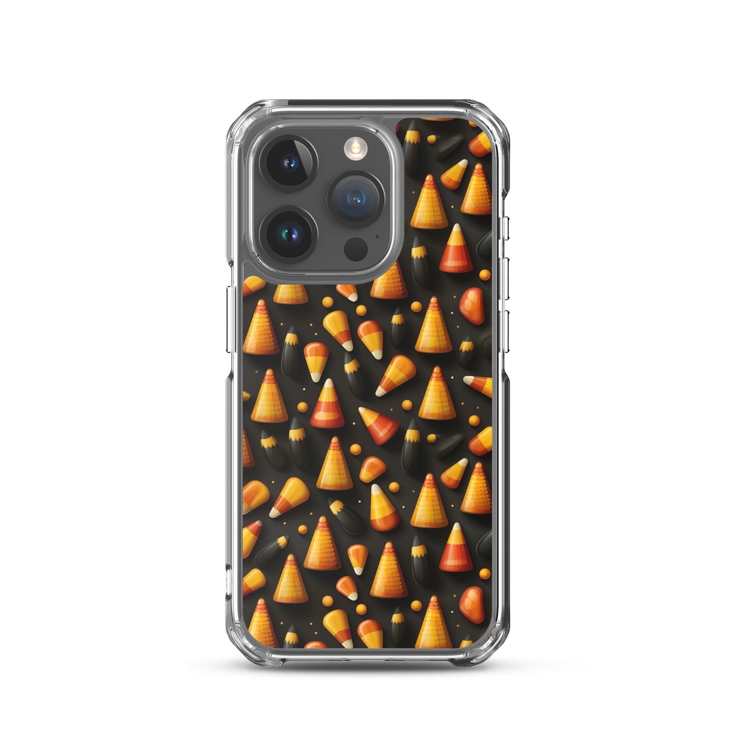 Clear Case for iPhone® Halloween Candy Corn #2
