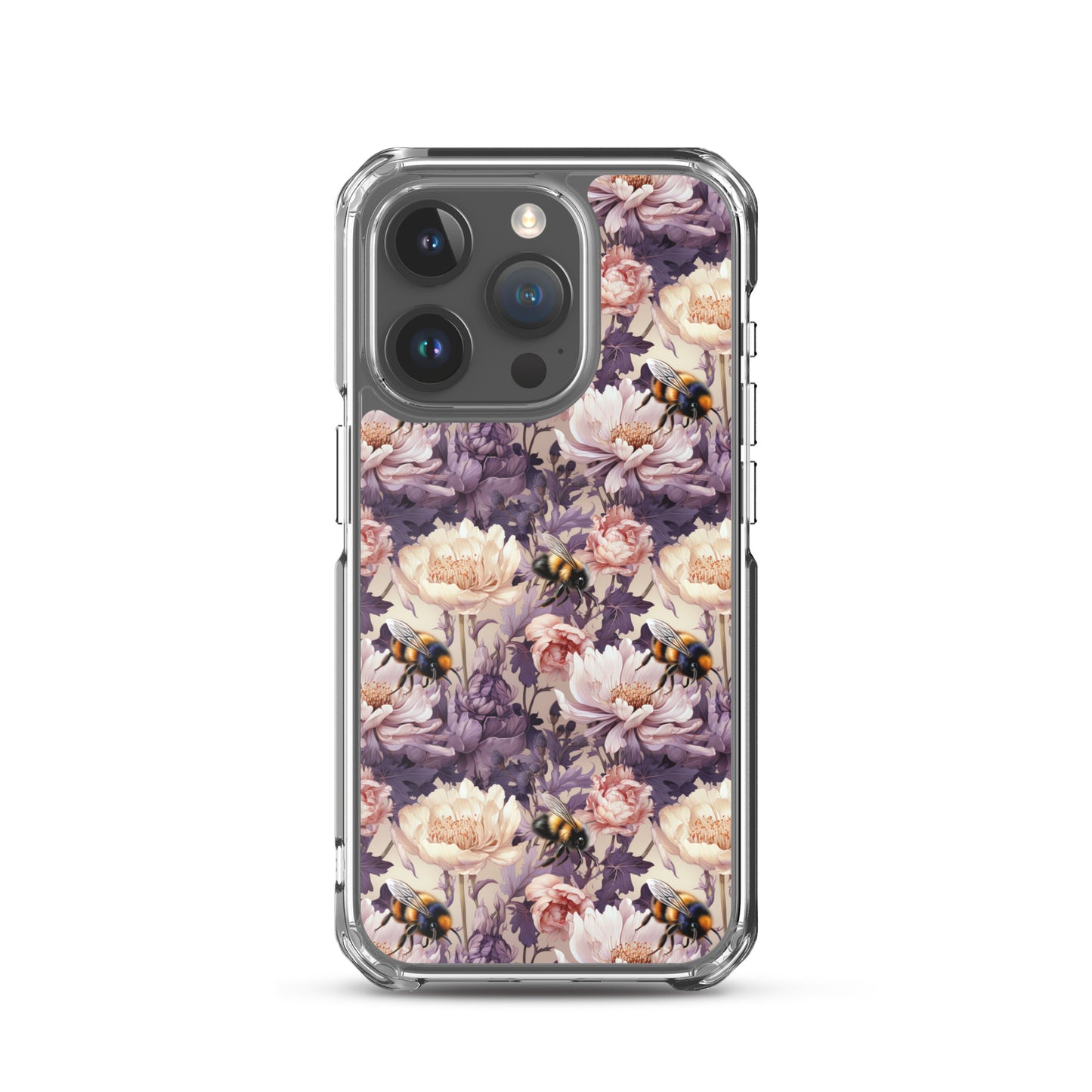 Clear Case for iPhone® Floral Bee #51