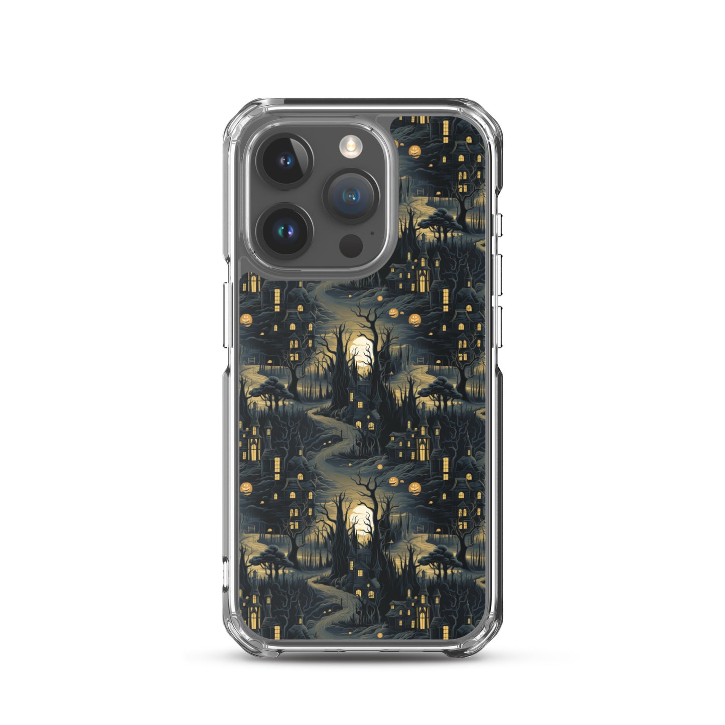 Clear Case for iPhone® Halloween Haunted House