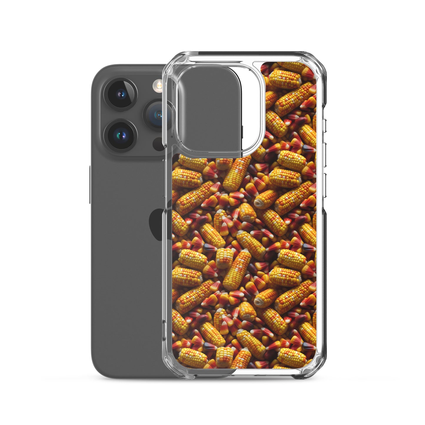 Clear Case for iPhone® Halloween Candy Corn