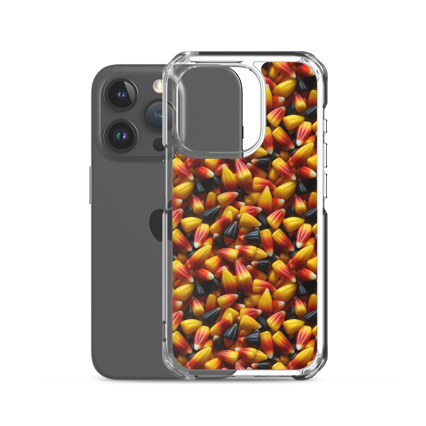 Clear Case for iPhone® Halloween Candy Corn #3