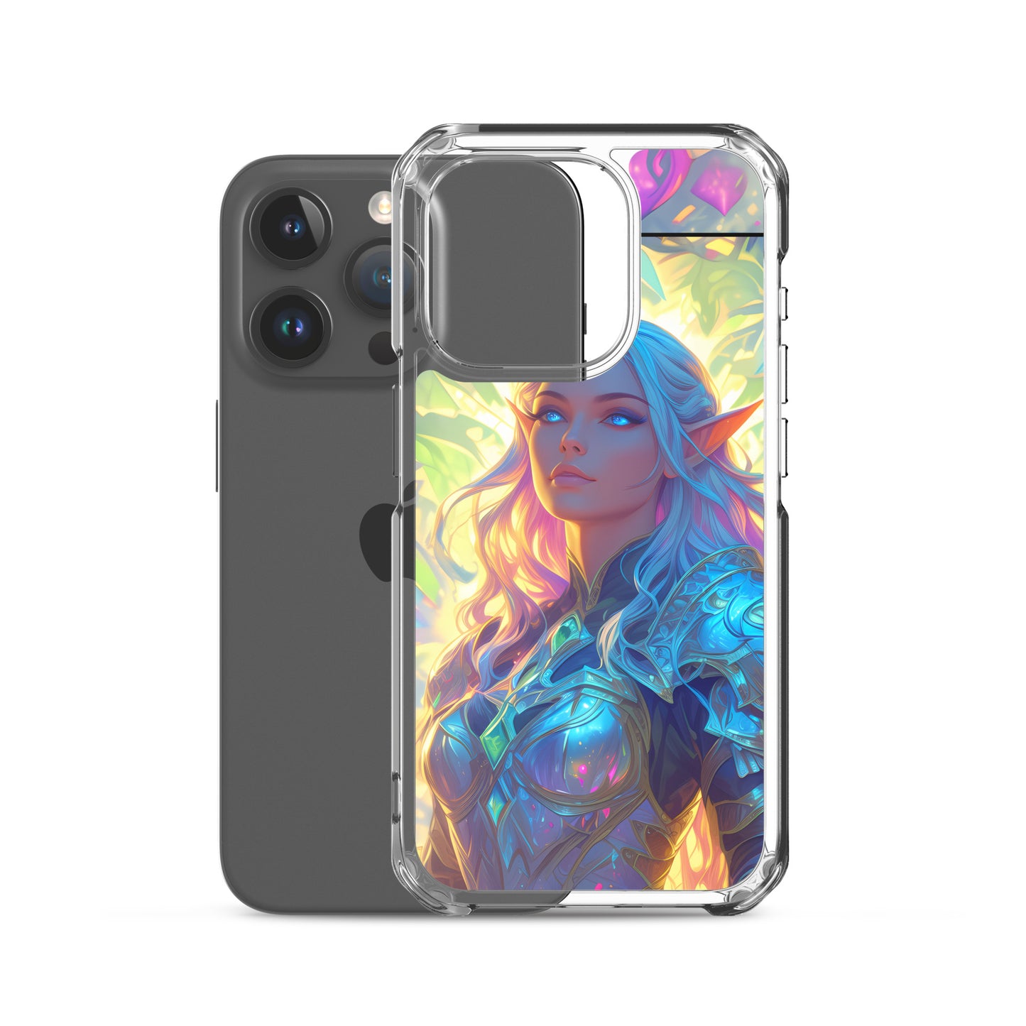 Clear Case for iPhone® Half-Elf Cleric #2