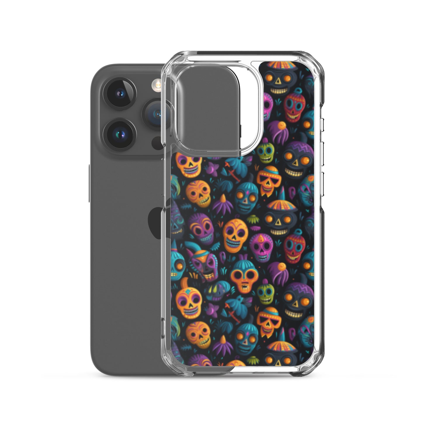 Clear Case for iPhone® Halloween Masks