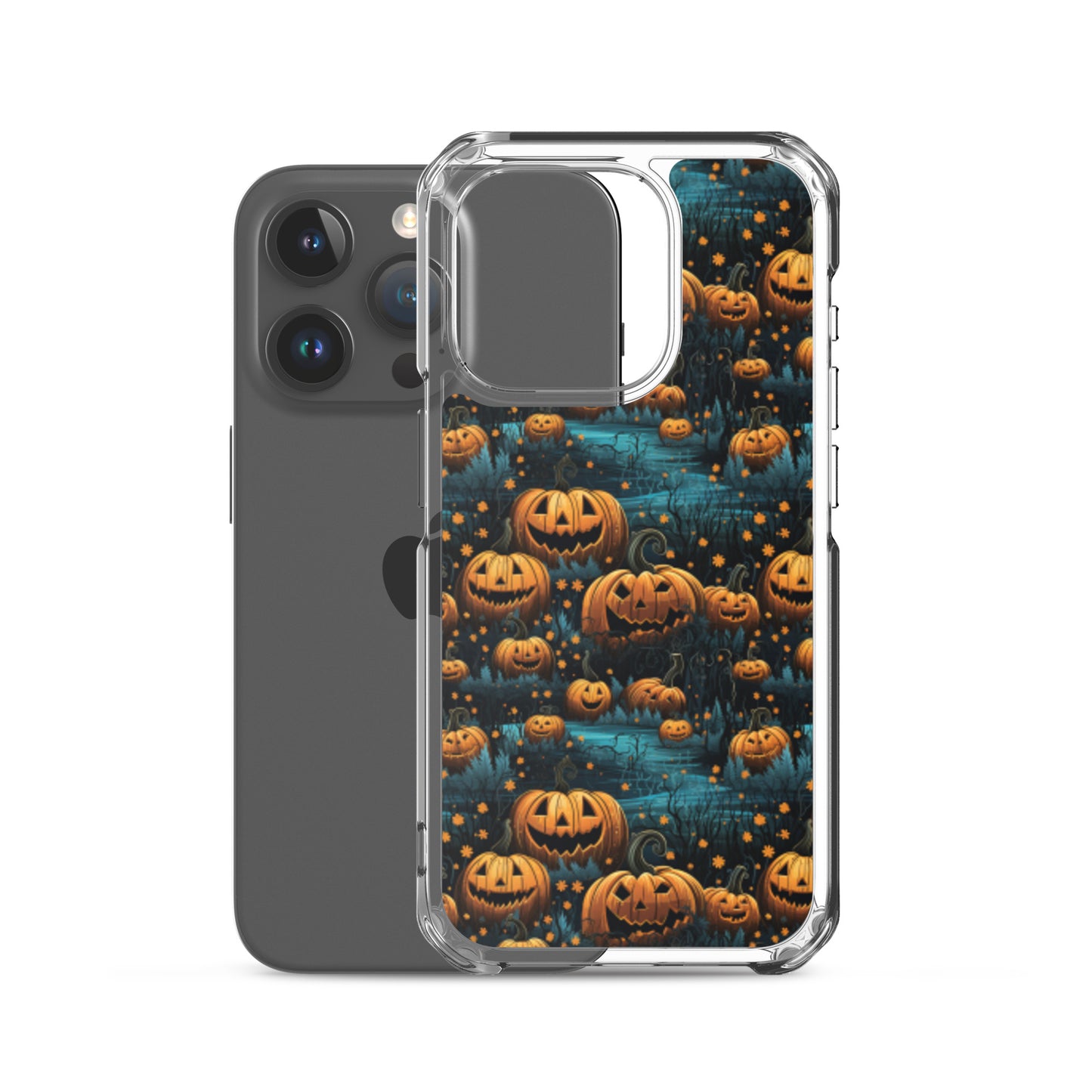 Clear Case for iPhone® Halloween Pumpkin Patch