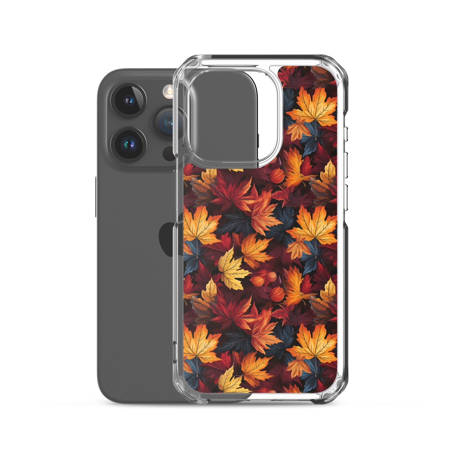 Clear Case for iPhone® Autumn Leaves Scatter